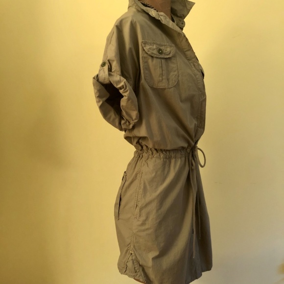 NWOT, GAP Cargo Dress, Khaki Green w/Draw String Waist - Picture 16 of 16